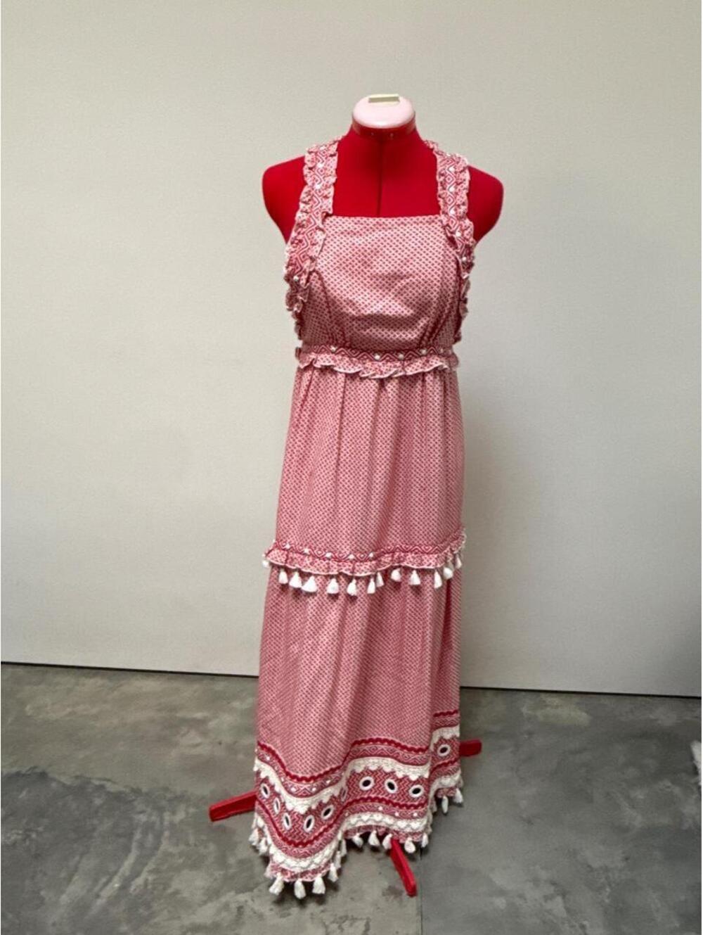 Dodo Bar Or Women's Pink and Red Dress
